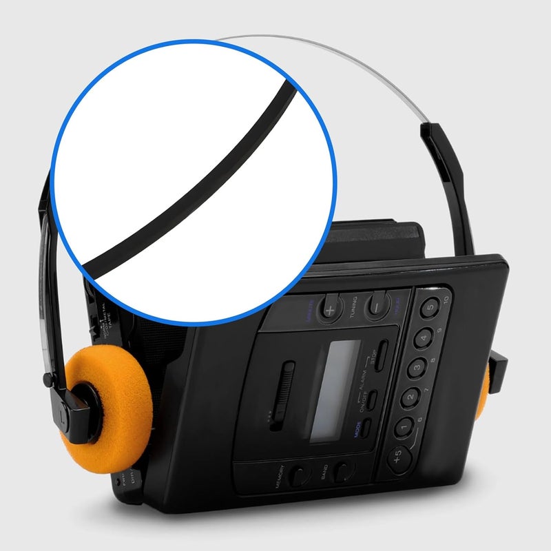 Create idea 2pcs Cassette Recorder Drive Belt Compatible with Sony WM-B47 Mega Bass - Image 2